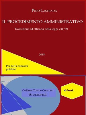 cover image of Il PROCEDIMENTO AMMINISTRATIVO